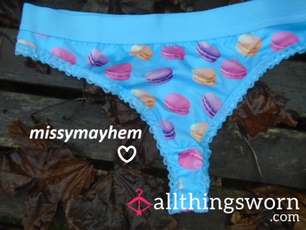 💙Cute Blue Pattern Thong💙