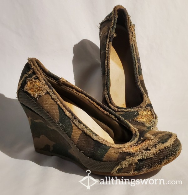 Cute Camo Wedges