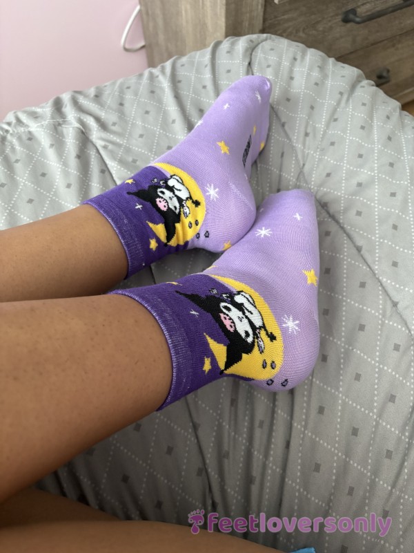 Cute Cartoon Character Socks 🖤✨