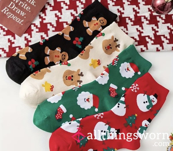 Cute Character Christmas Holiday Soft Socks