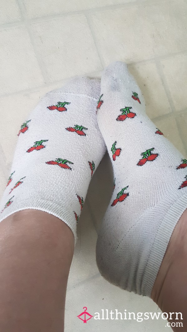 Cute Cherry Ankle Socks