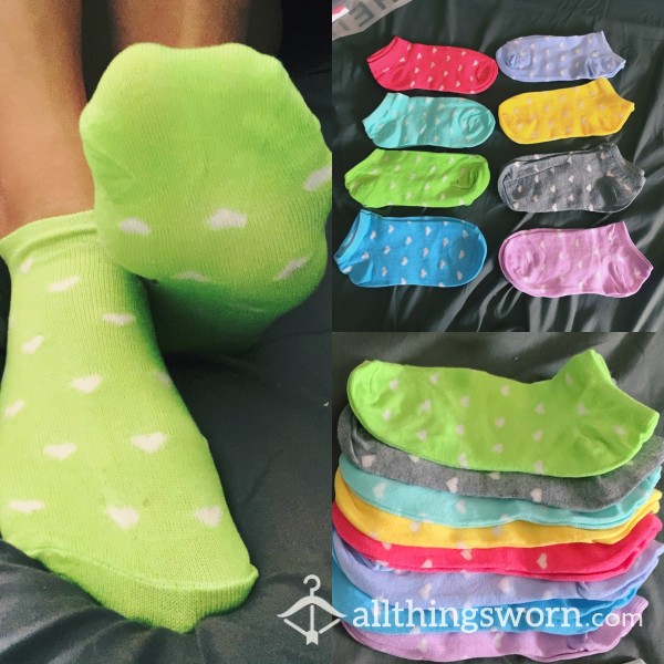 Cute Cotton Heart Socks