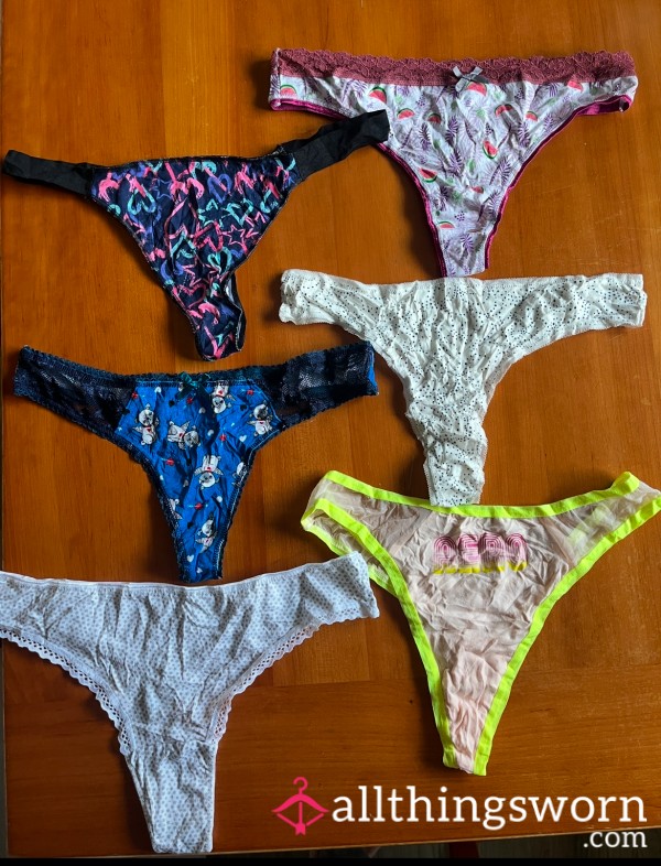 Cute Cotton Thongs