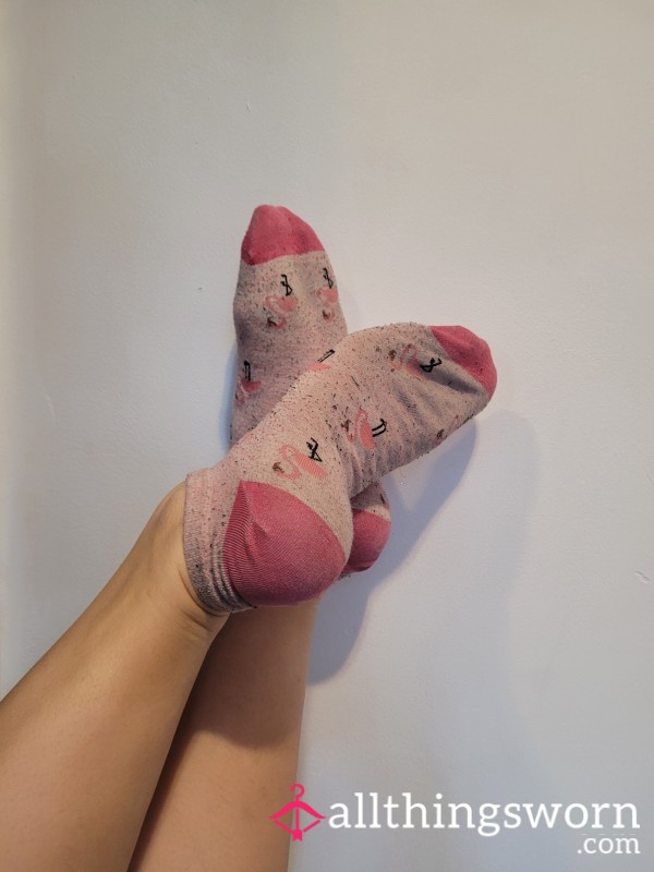 Cute Flamingo Ankle Socks