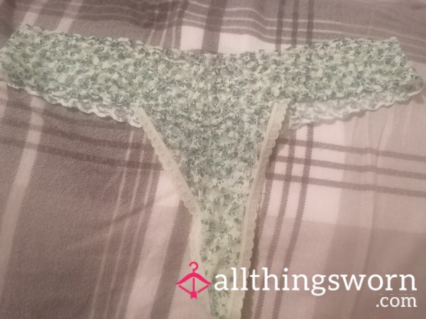 Cute Flor*l Thong