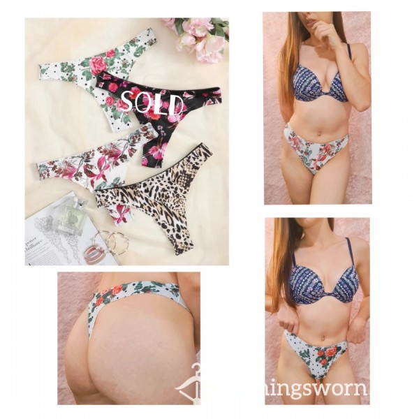 Cute Flower Thongs