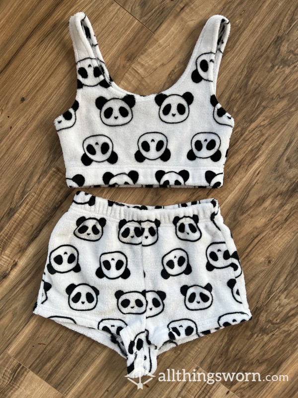 Cute Fluffy Panda 2piece Lounge Set🥰