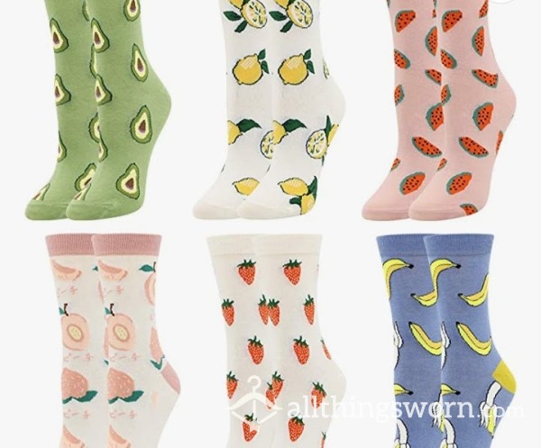 Cute Fruit Socks, Size Small