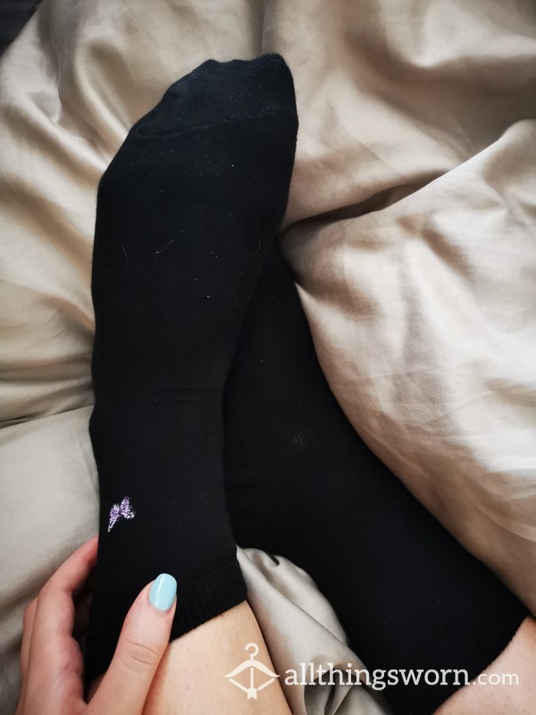 Cute Gym Worn Cotton Socks