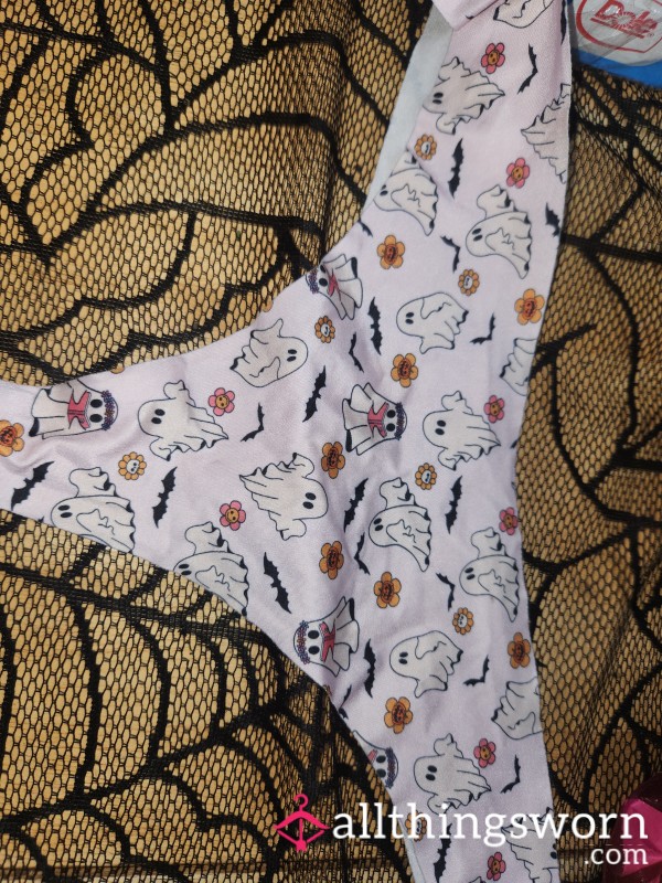 Cute Halloween Thongs Worn For A Day