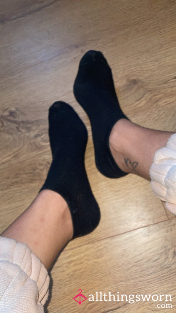 Cute Little Black Ankle Socks