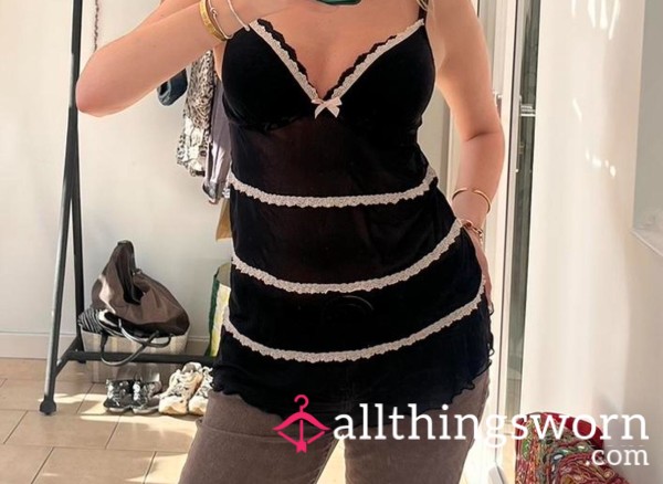 Cute Mesh Mini Lingerie Dress