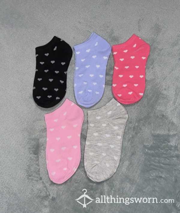 Cute Mini Heart Ankle Socks