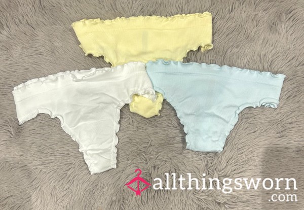 Cute Pastel Frill Panties 👸 Will Be Worn Especially For You!