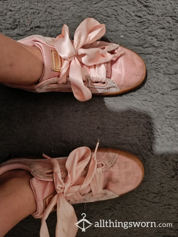 Cute Pink Puma Trainers