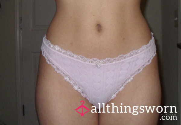 Cute Pink Victoria’s Secret Heart Thong