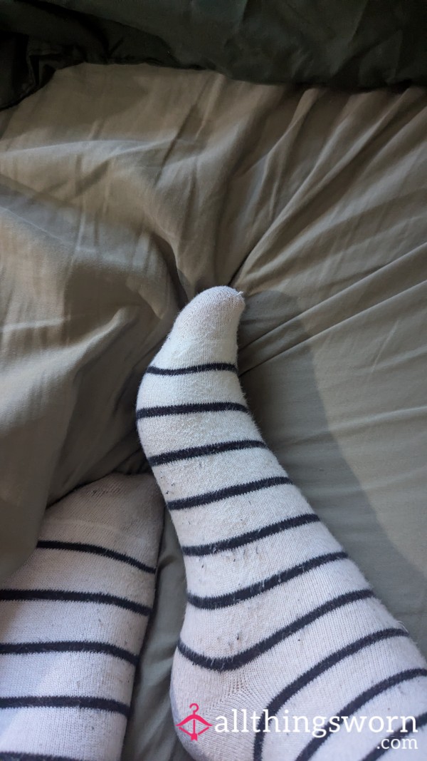 Cute Socks, Worn W/o Wash