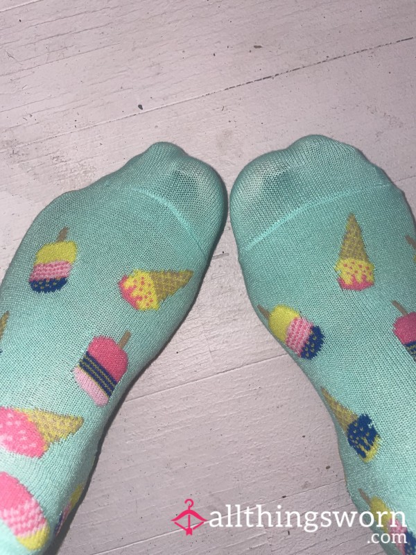 Cute Stinky Ice Cream Socks 2-3 Day Wear