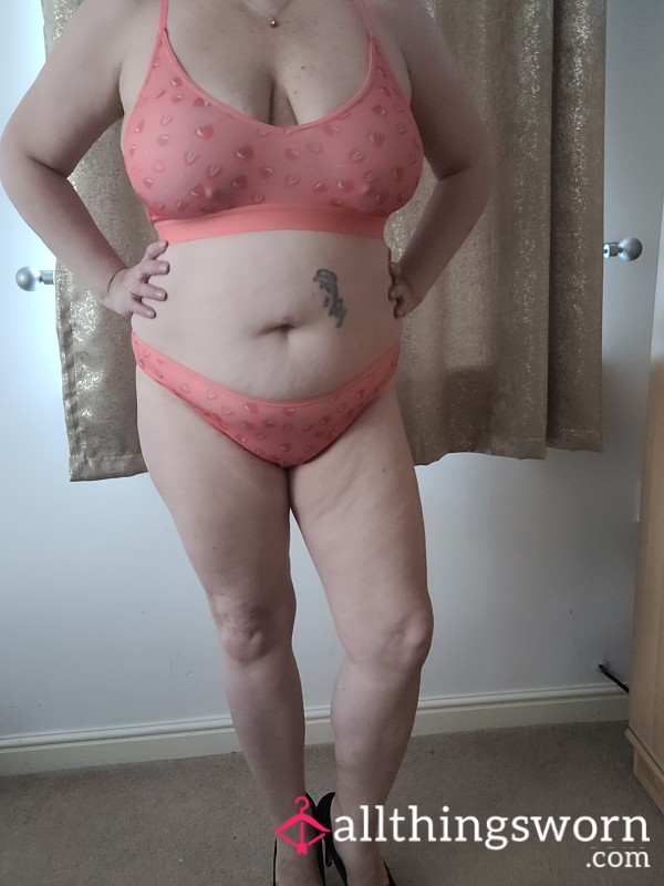 Cute Strawberry Bra And Knickers