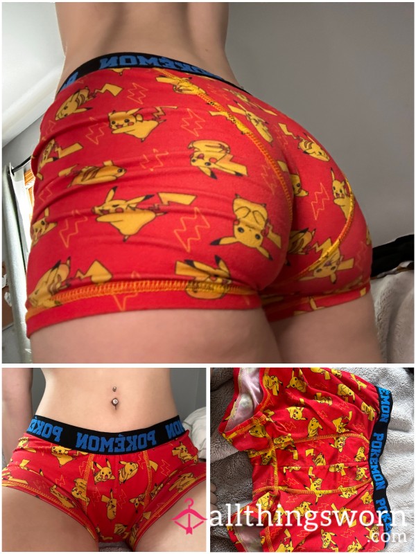 Cutesy Pokemon Boxers, Can Be Worn Up To 72hrs <3