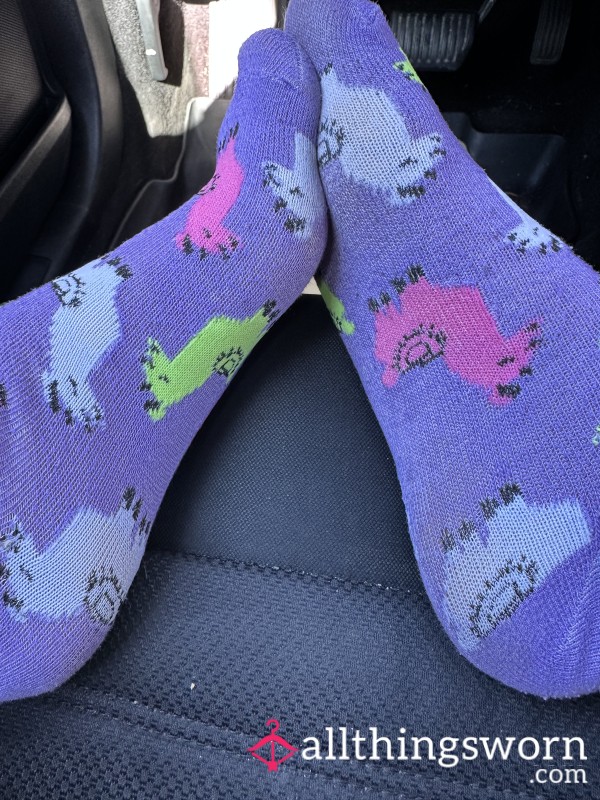 Cutesy Purple Sox