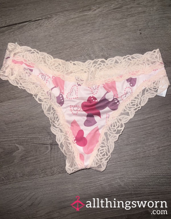 CUTSIE CHEEKY PANTIES WITH HEART PATTERN