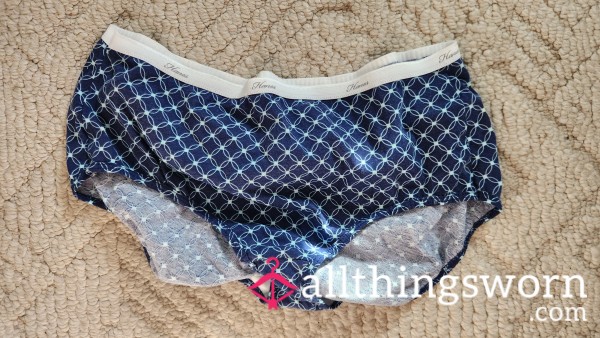 Two Day Dark Blue Cotton Fullback Briefs