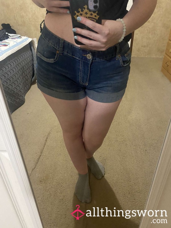 Dark Blue Jean Shorts