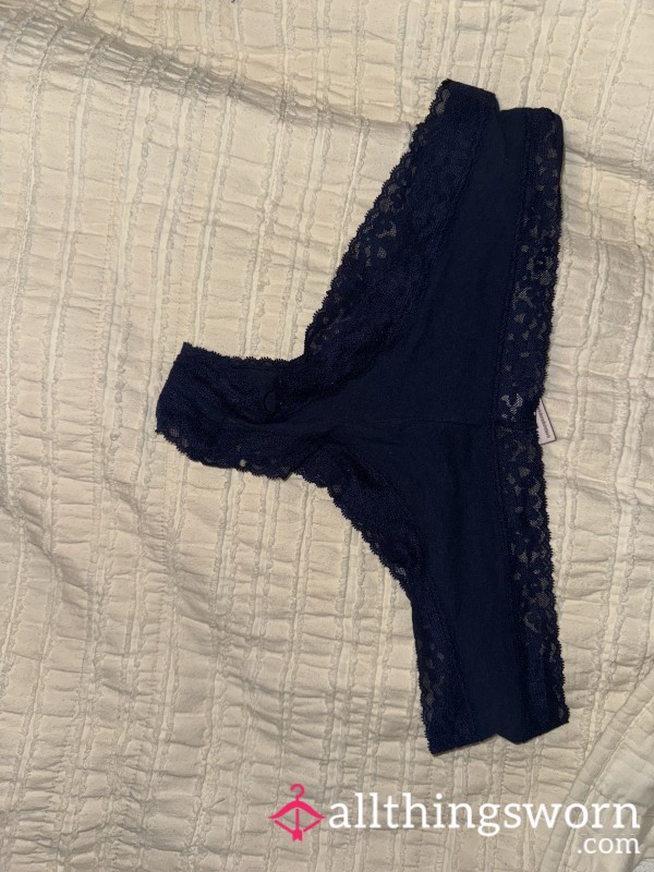 Dark Blue Lacy Panties