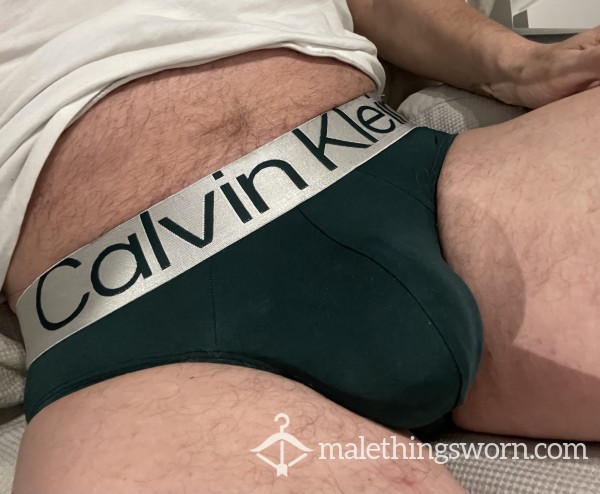 Dark Green Calvin Klein Briefs