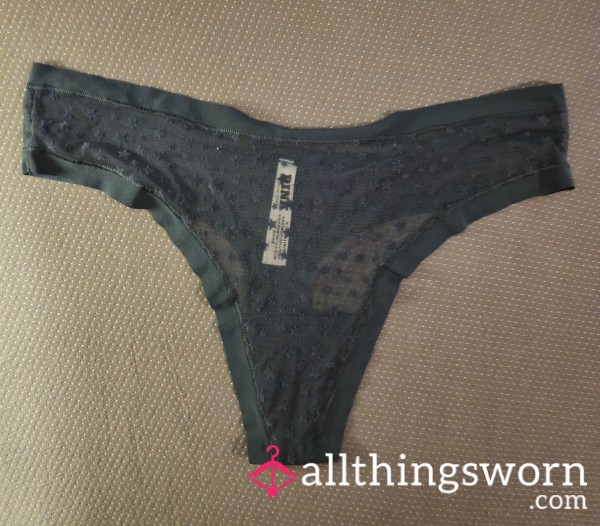 Dark Green Thong From (Pink)