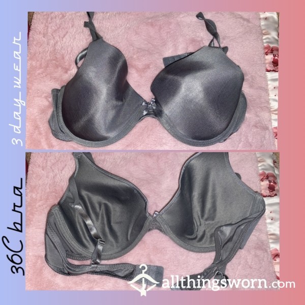 Dark Grey Bra With 3 Day Wear & Free US Shipping🖤