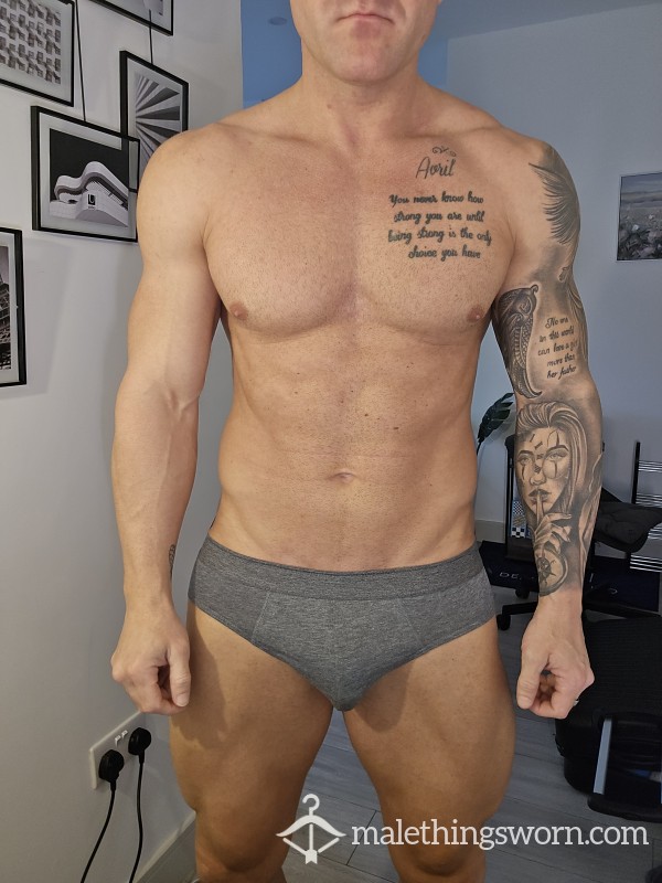 Dark Grey Briefs - Well Worn