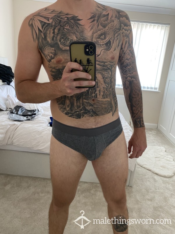 Dark Grey Briefs - With Extras