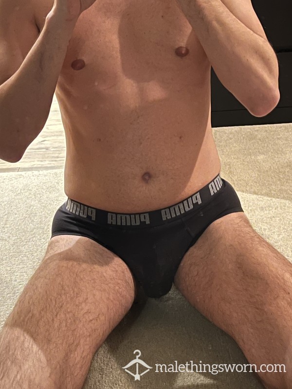 Dark Grey Puma Briefs Medium