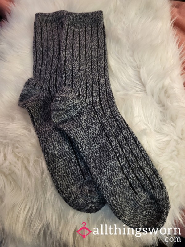 Dark Grey Soft Socks