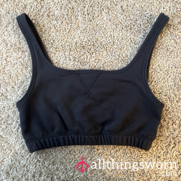 DARK GREY SPORTS BRA