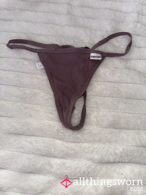 Dark Mauve G String