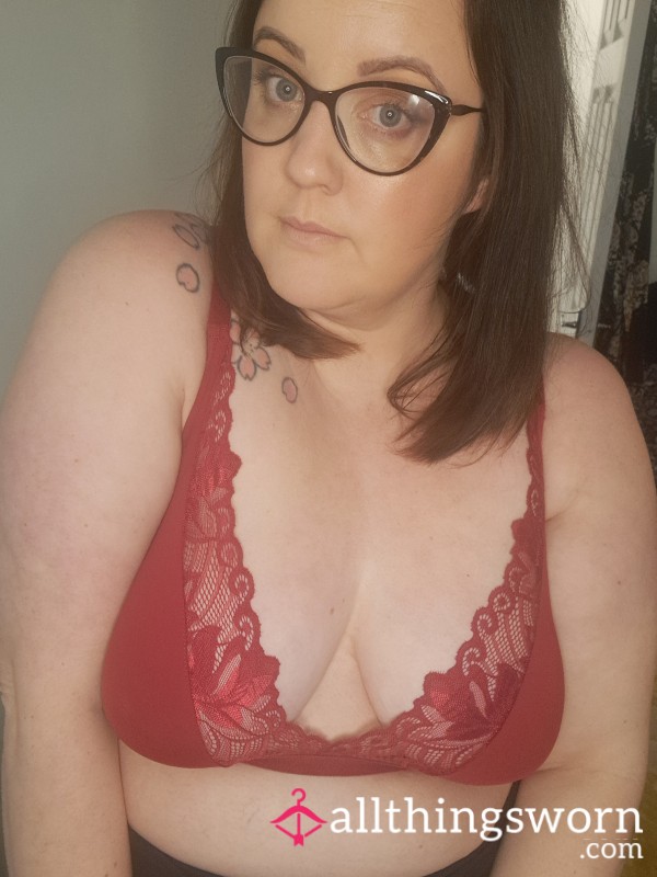 DARK RED BRALETTE - SIZE XL