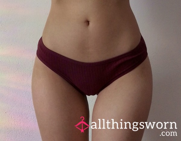 ♥️ Dark Red Cotton Panty ♥️