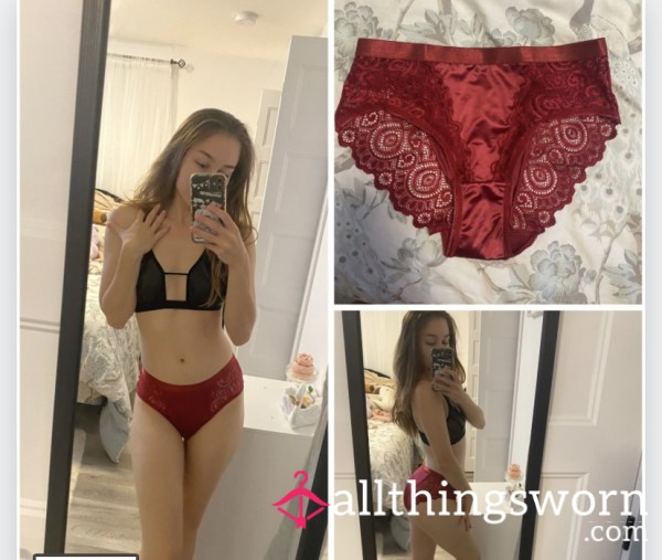 Dark Red Fullback Panties