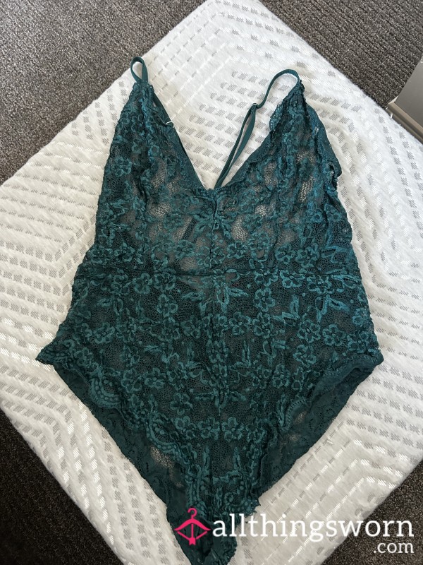 Dark Teal Lace