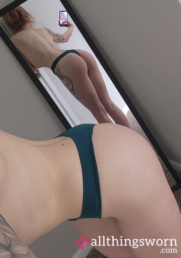 🛸 Dark Teal Nylon Thong 🛸