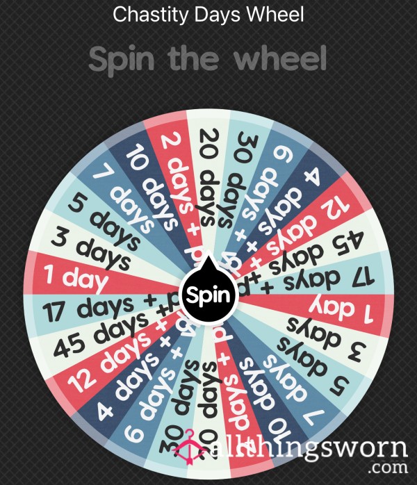 Days In Chastity Wheel Spin