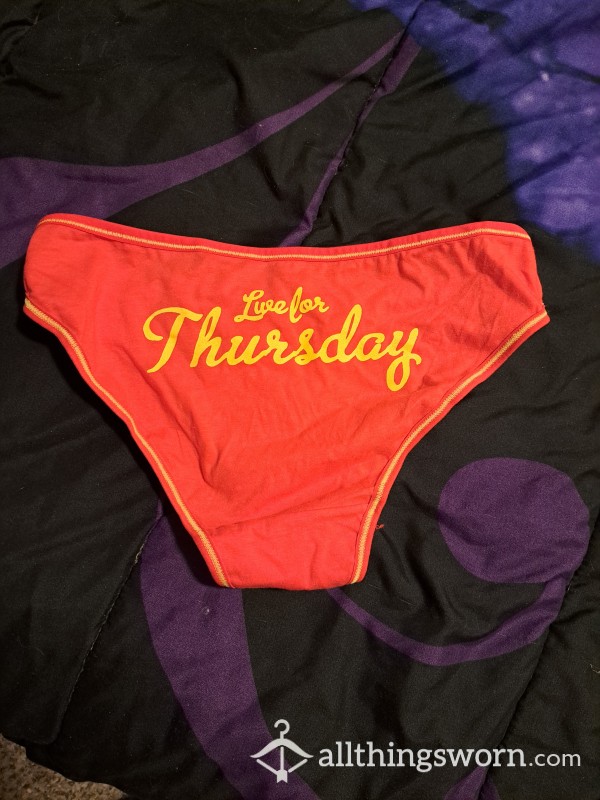 Days Of The Week Full-back Panties