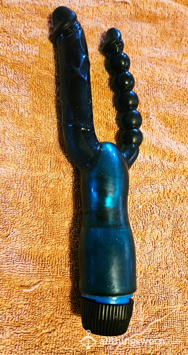 Dbl Headed Blue Vibrator