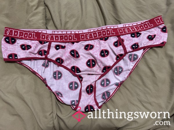 ~DEADp**L RED & PINK COTTON CHEEKY PANTY