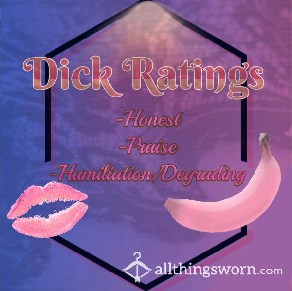 💕All Types Of D*ck Ratings💕