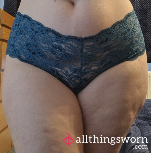 Delightful Teal Lace Panties