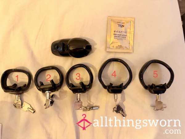 Sent Chastity Cage! Pick Your Size, One Key Stays With Me!